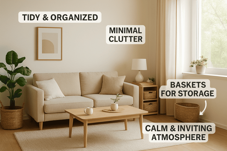 Smart and Simple Methods to Tidy Up Your Living Space