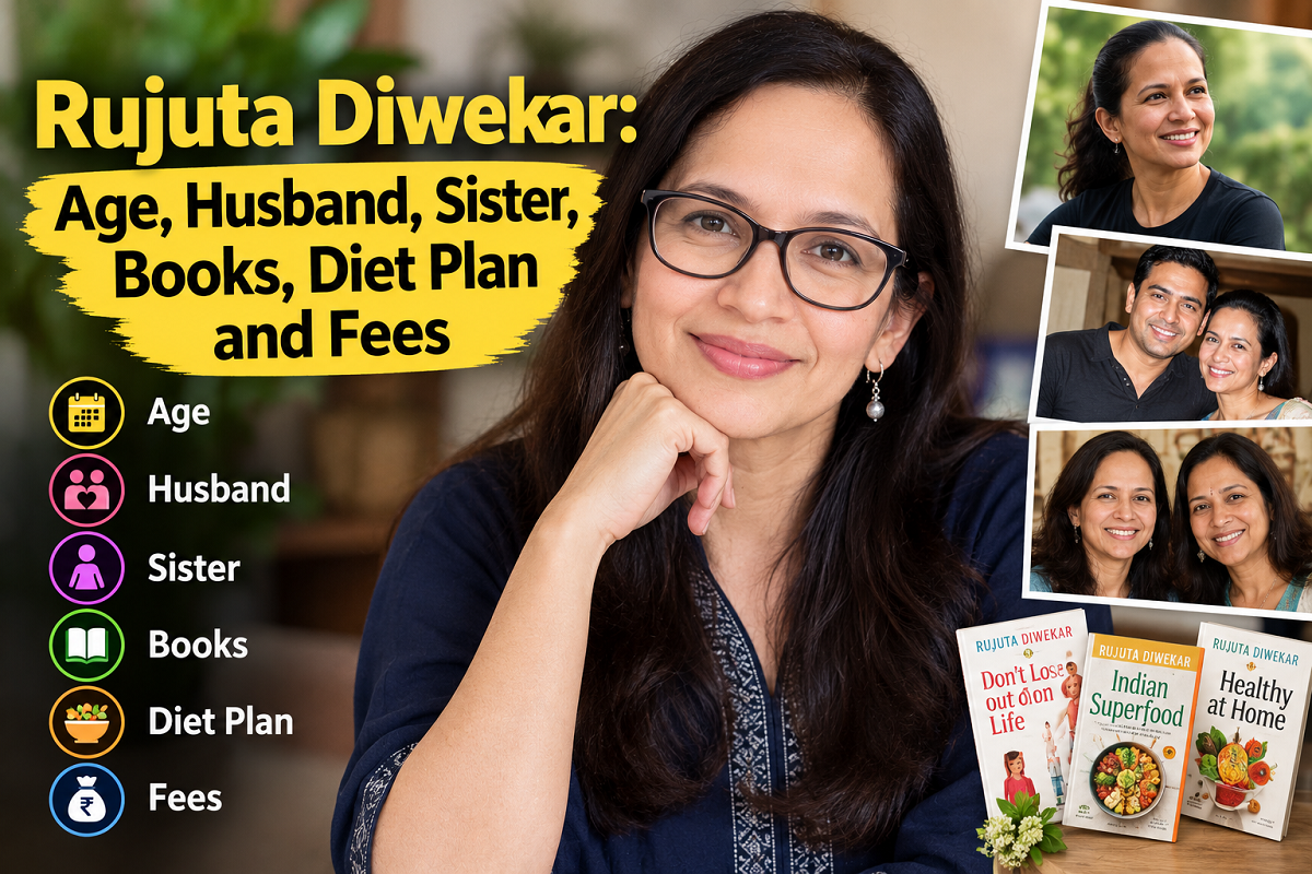 Rujuta Diwekar: Age, Husband, Sister, Books, Diet Plan and Fees