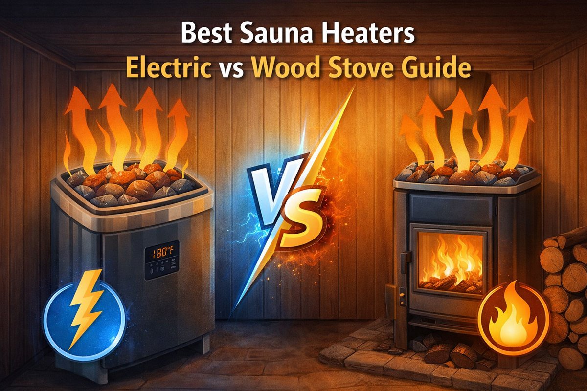 	Best Sauna Heaters Electric vs Wood Stove Guide