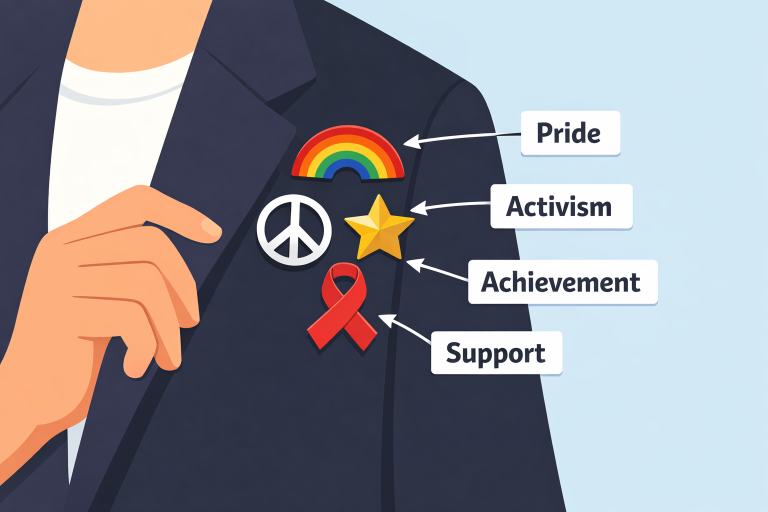 	How Lapel Pins Have Become Symbols of Pride and Expression