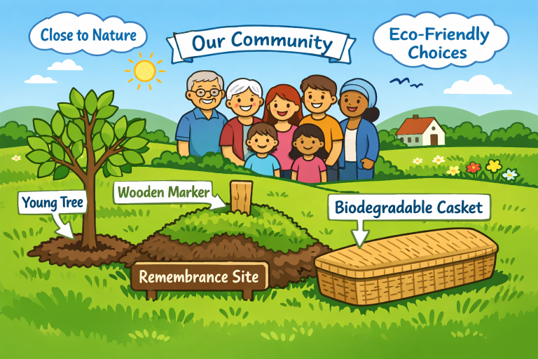 	Eco-Friendly Funeral Co-Operative Services: Providing Sustainable and Community-Focused End-of-Life Choices