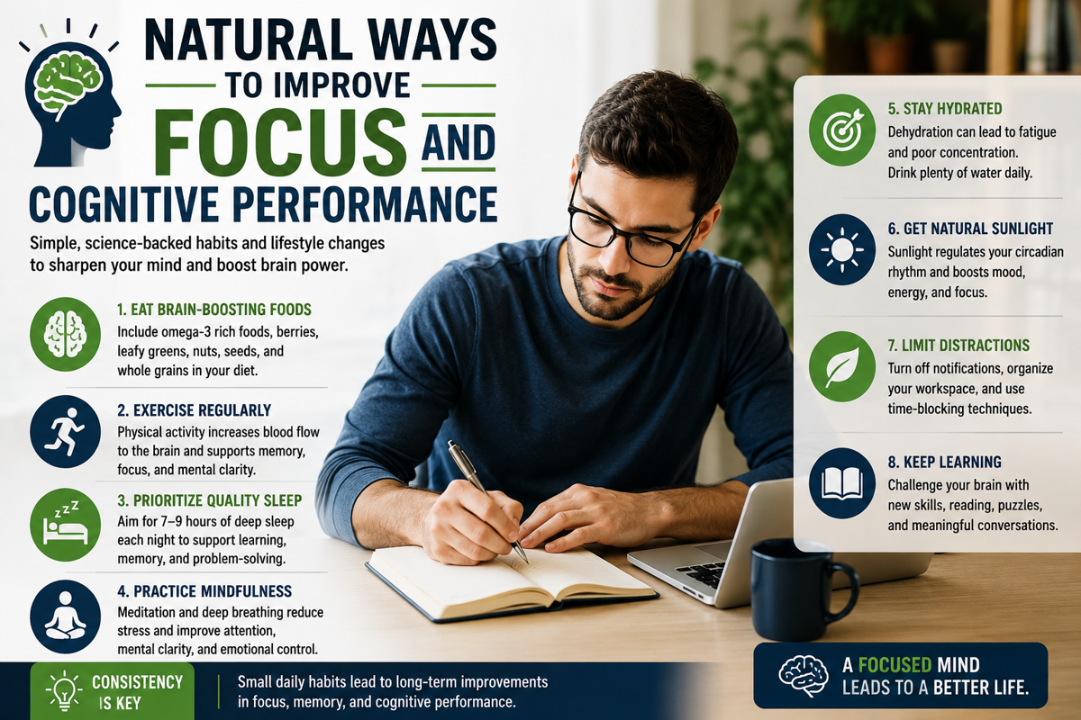 	Natural Ways to Improve Focus and Cognitive Performance