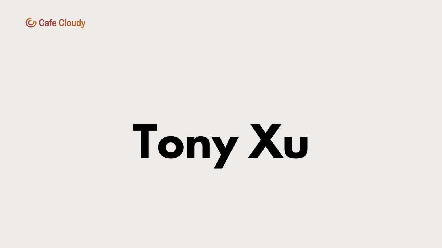 Tony Xu: The Pride of DoorDash