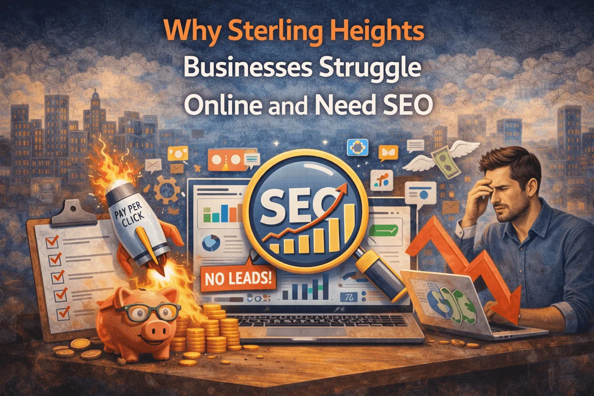 Why Sterling Heights Businesses Struggle Online - SEO Solutions