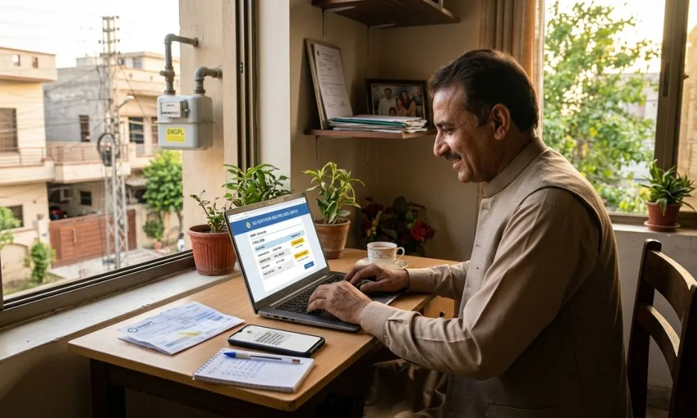 SNGPL Bill Online Easy Method to Check Gas Bill Instantly