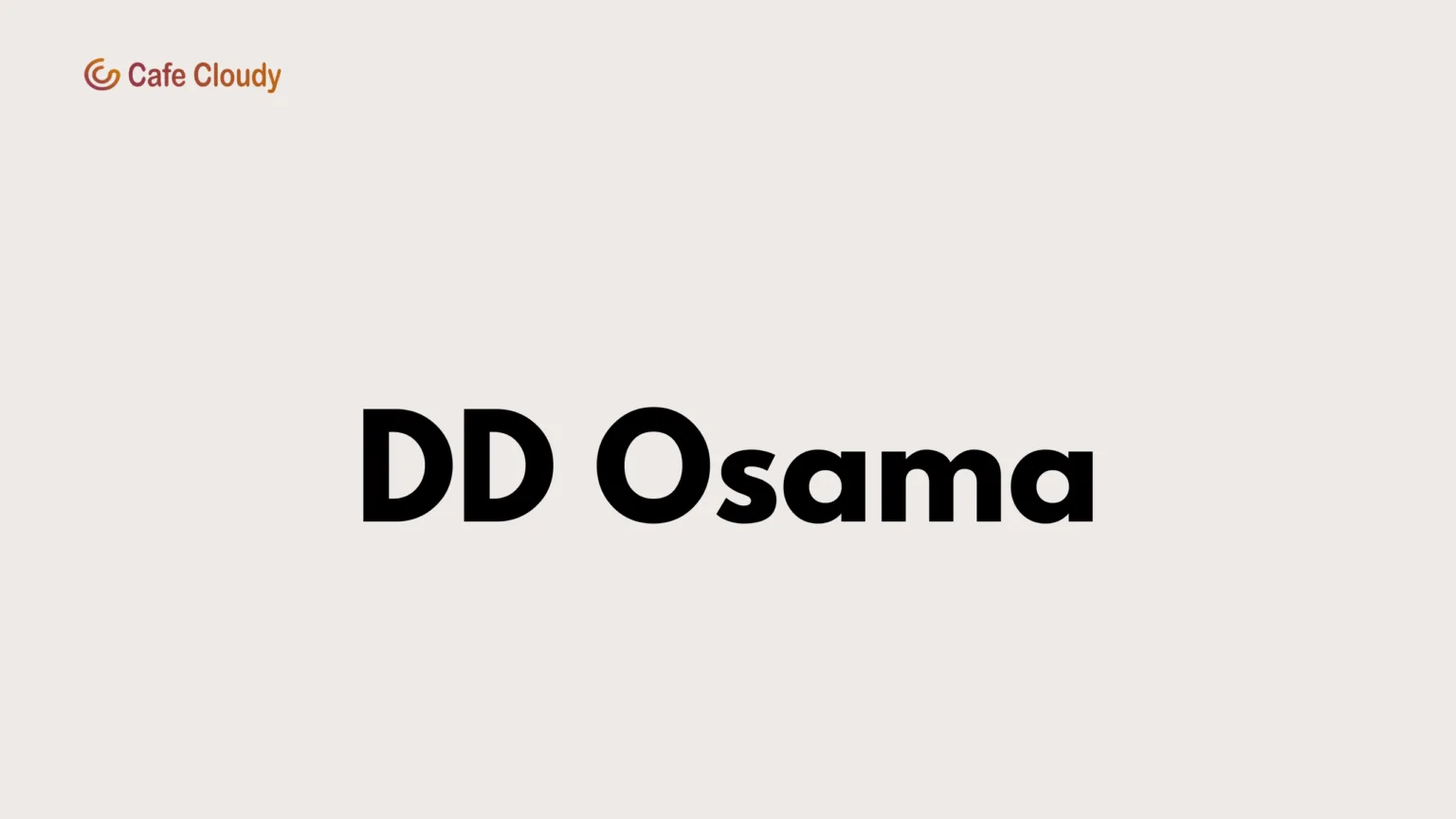 DD Osama Age, Net worth, Height, and his fan following