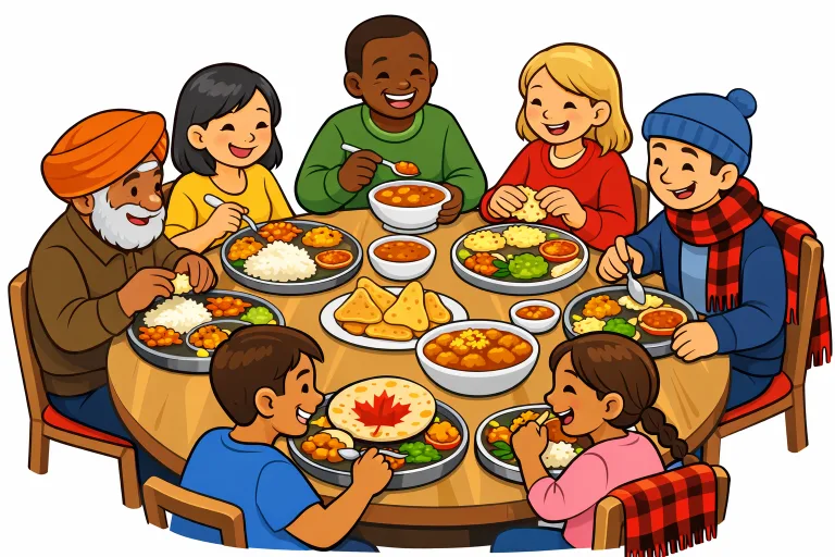 Indian Dining Etiquette and Modern Trends in Canada