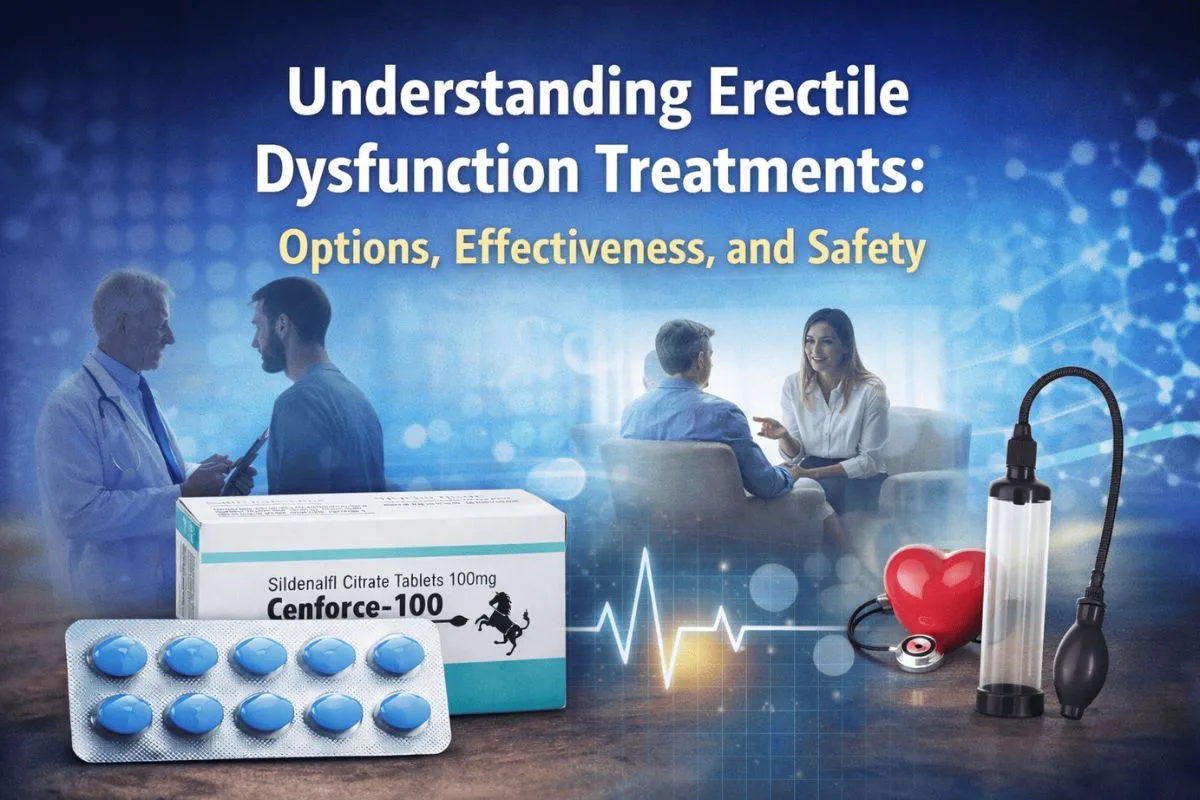 Understanding Erectile Dysfunction Treatments: Options, Effectiveness & Safety